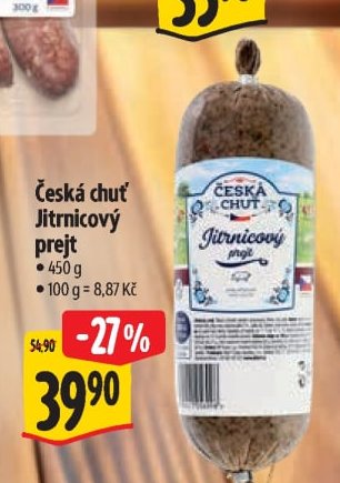 Česká chuť Jitrnicový prejt