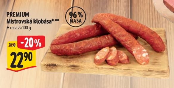 PREMIUM Mistrovská klobása