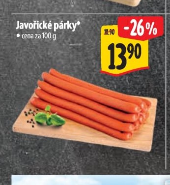 Javořické párky*