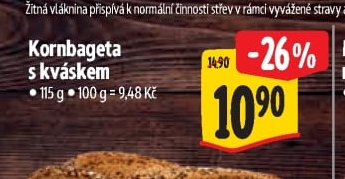 Kornbageta s kváskem