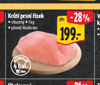 Krůtí prsní řízek