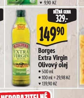 Borges Extra Virgin Olivový olej