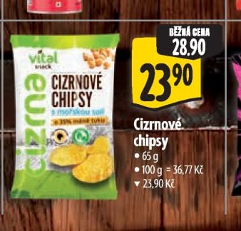 Cizrnové chipsy