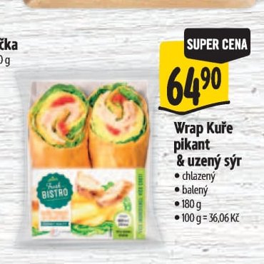 Wrap Kuře pikant & uzený sýr