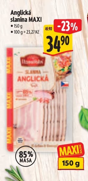 Anglická slanina MAXI