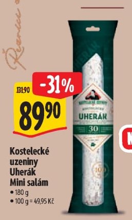Kostelecké uzeniny Uherák Mini salám