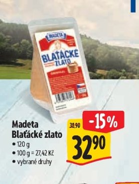 Madeta Blaťácké zlato