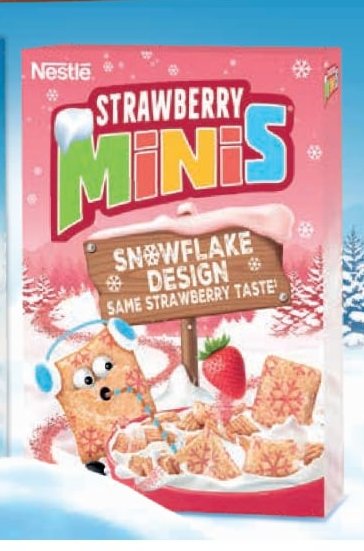 Nestlé Dětské cereálie Strawberry Minis