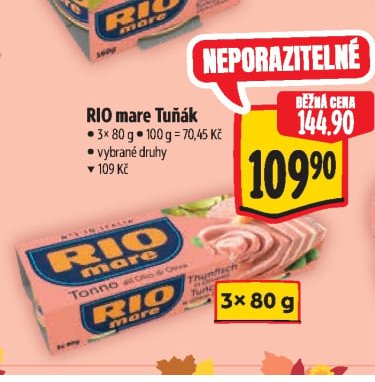 RIO mare Tuňák 3x80g