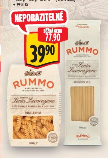 RUMMO Těstoviny