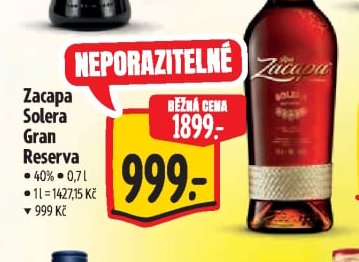 Zacapa Solera Gran Reserva