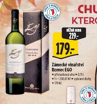 Zámecké vinařství Bzenec EGO