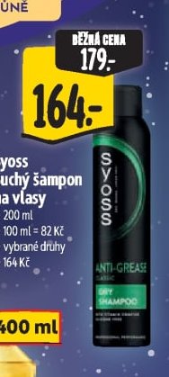 Syoss Suchý šampon na vlasy