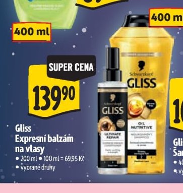 Gliss Expresní balzám na vlasy