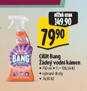 Cillit Bang Žádný vodní kámen