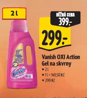 Vanish OXI Action Gel na skvrny