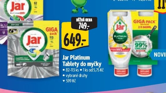 Jar Platinum Tablety do myčky
