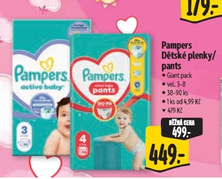 Pampers Dětské plenky/pants