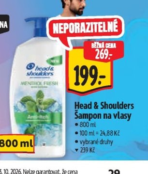 Head & Shoulders Šampon na vlasy