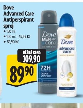 Dove Advanced Care Antiperspirant sprej