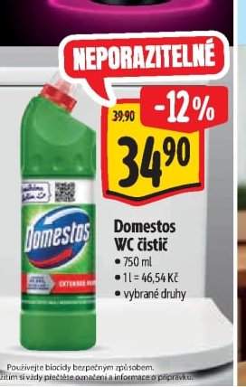 Domestos WC čistič