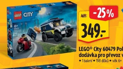 LEGO City 60479 Policejní dodávka pro převoz vězňů