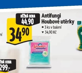 Spontex Antifungi Houbové utěrky