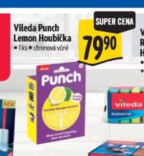 Vileda Punch Lemon Houbička