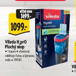 Vileda H2Pro Plochý mop