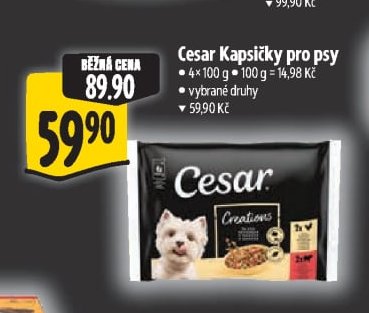 Cesar Kapsičky pro psy