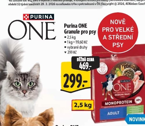 Purina ONE Granule pro psy