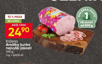 Krásno Amálka šunka nejvyšší jakosti