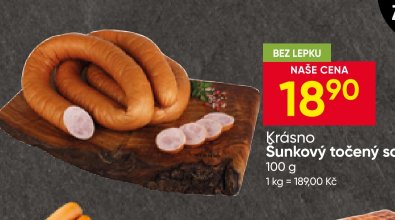 Krásno Šunkový točený salám