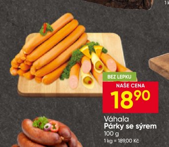 Váhala Párky se sýrem