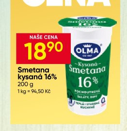 Smetana kysaná 16%