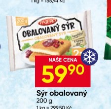 Sýr obalovaný 200 g