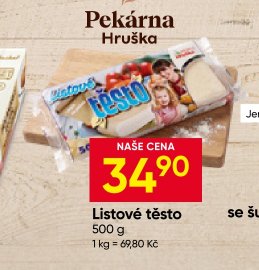Listové těsto 500 g