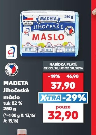 MADETA Jihočeské máslo