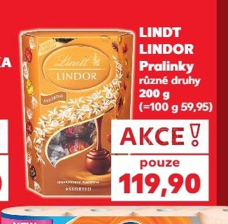 LINDT LINDOR Pralinky