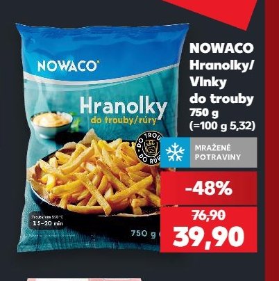 NOWACO Hranolky Vinky do trouby 750 g