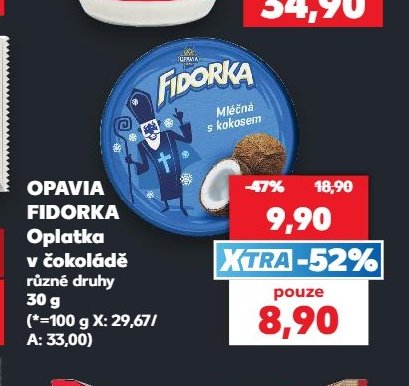 OPAVIA FIDORKA Oplatka 30 g