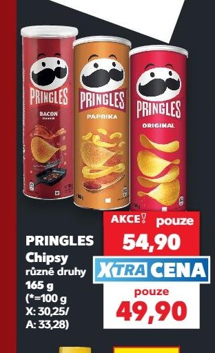 PRINGLES Chipsy 165 g