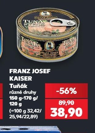 FRANZ JOSEF KAISER Tuňák 150 g - 170 g