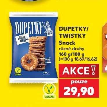 Dupetky / Twistky snack 160 g / 180 g