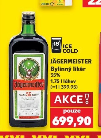 Jägermeister bylinný likér 1,75 l