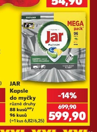 Jar kapsle do myčky 96 kusů