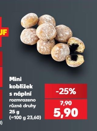 Mini koblížek s náplní