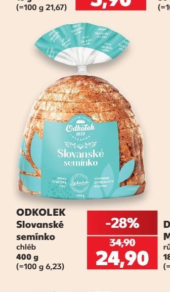ODKOLEK Slovanské semínko chléb 400 g