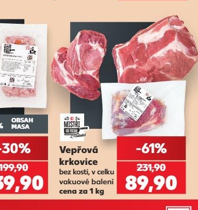 Uzené maso kostky