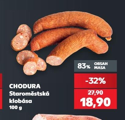 Chodura Staroměstská klobása 100 g